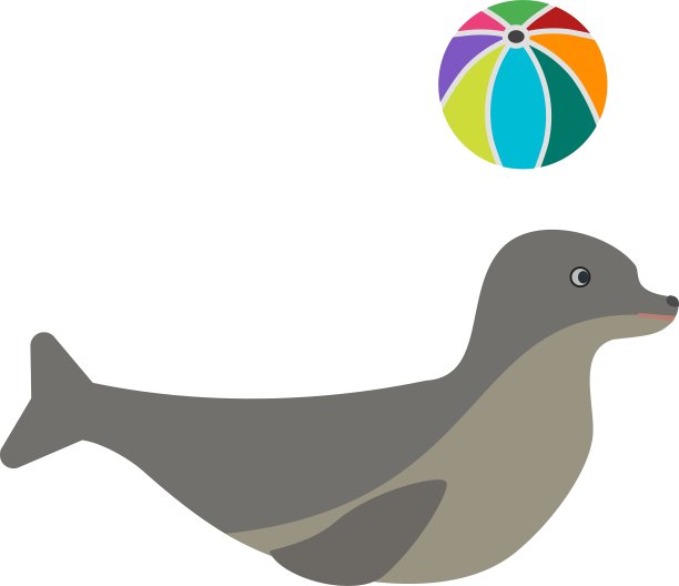 海豹表演图片下载