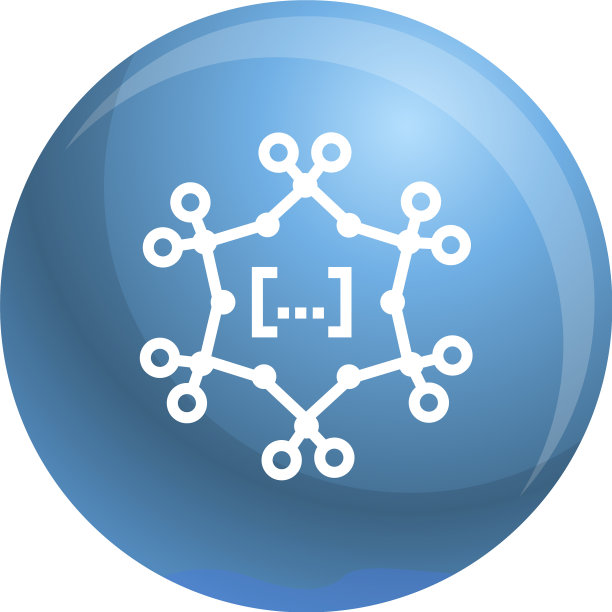 复杂的化学式图标简洁的风格图片下载