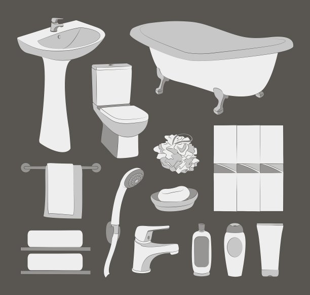 浴室图标设置图片下载