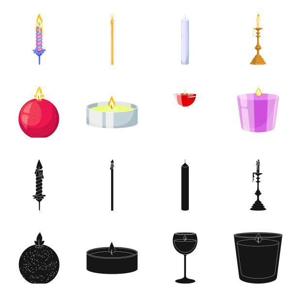 孤立对象的松弛和火焰的象征图片下载