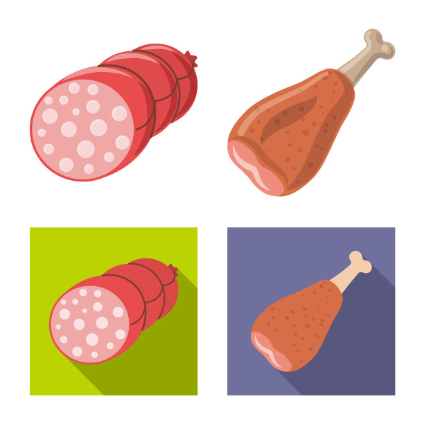 肉和火腿符号图片下载