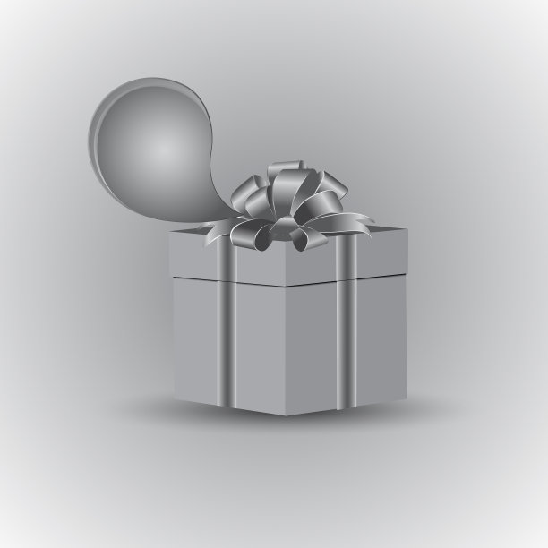 灰色的礼物图片下载