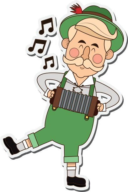 巴伐利亚的音乐家图标图片下载