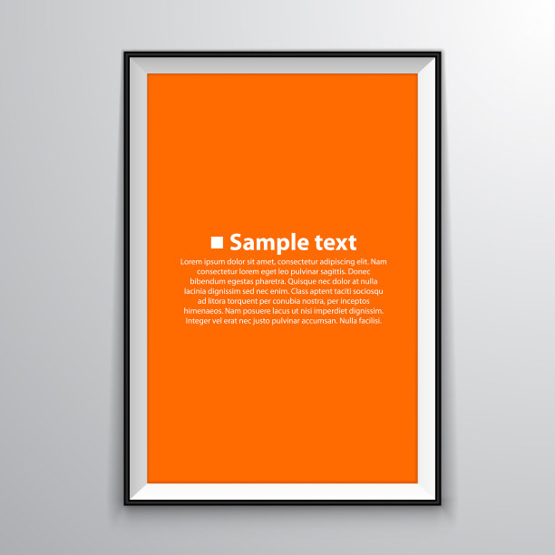 白色背景上的空白框架图片下载