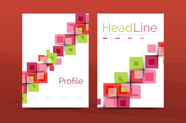 封面和封底均设a4大小版面业务图片下载