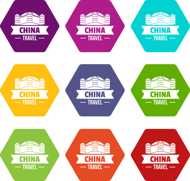 中国建筑图标集9图片下载