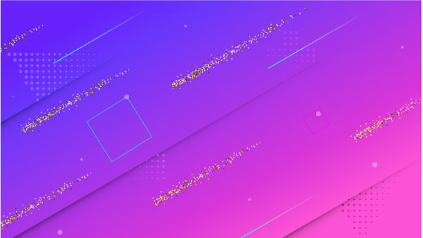 封面与几何彩色形状和闪闪发光图片下载