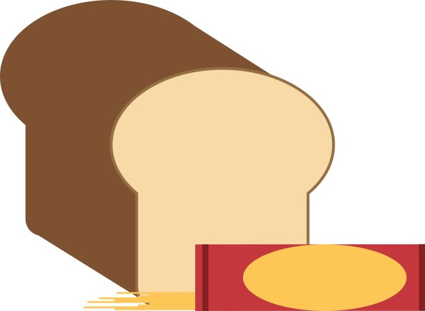 面包和意面包图标图片下载