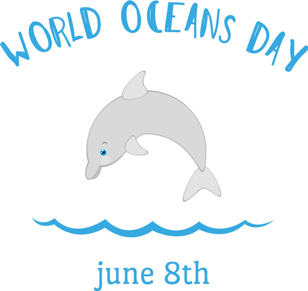 世界海洋日背景图片下载