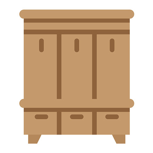 走廊壁橱平面图标家具和室内图片下载