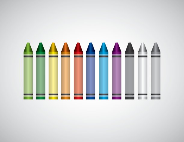 设置颜色蜡笔图标图片下载