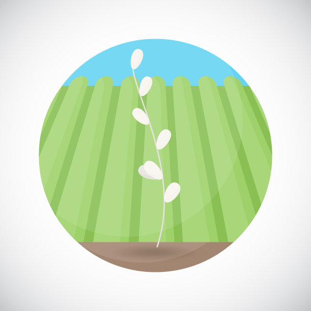 稻穗扁平图标图片下载