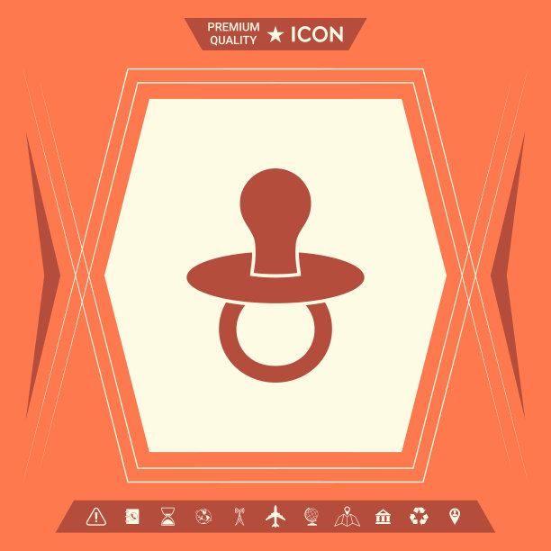 婴儿奶嘴-图标图片下载