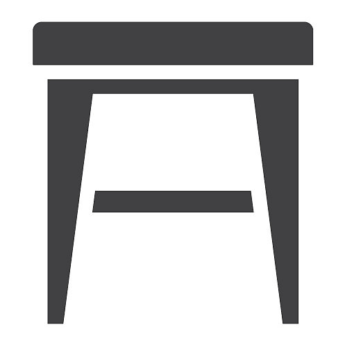 凳固体图标家具和室内图片下载