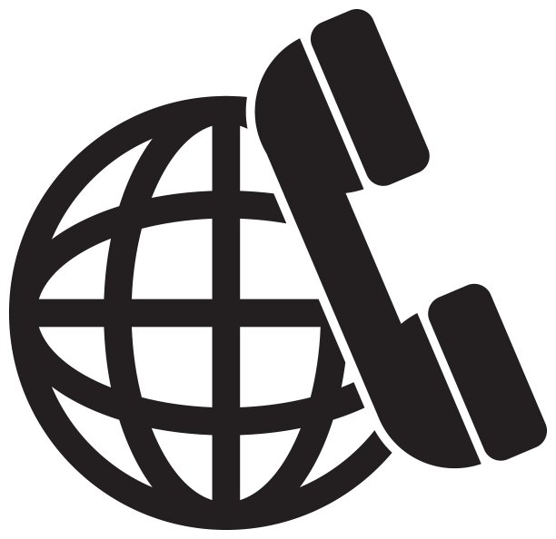 全球球和电话耳机图片下载