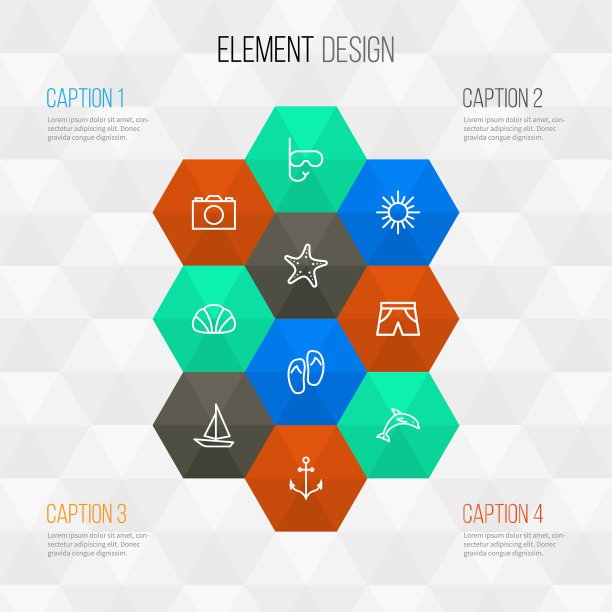 太阳轮廓图标集合海星图片下载