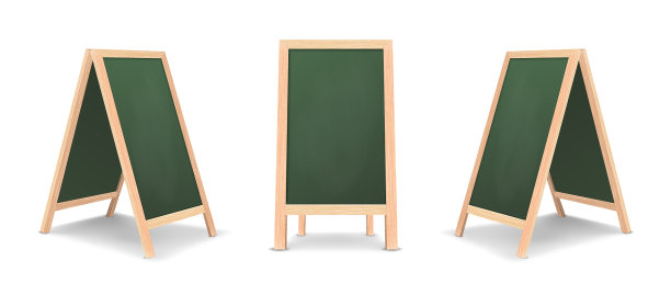 逼真的特殊菜单公告板图标设置图片下载