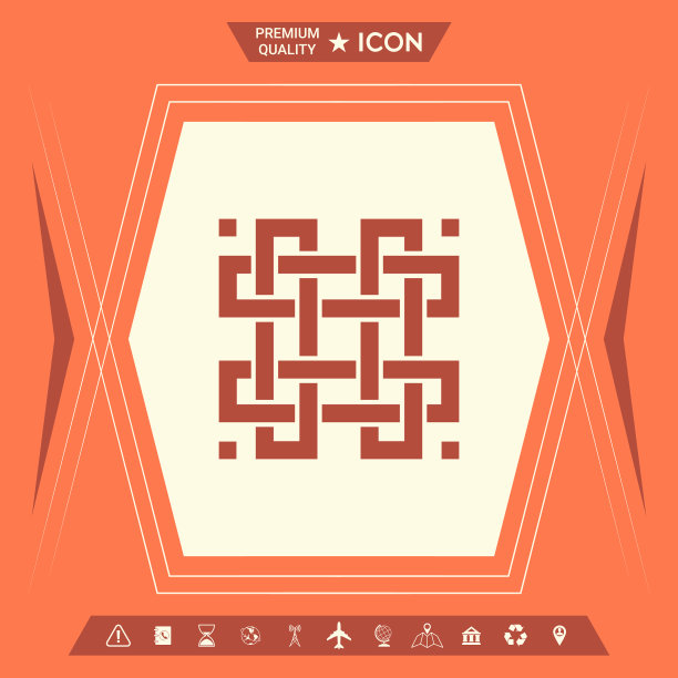 传统东方阿拉伯几何图案图片下载