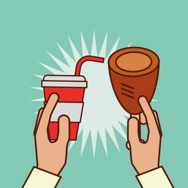 手握鸡肉和苏打水图片下载