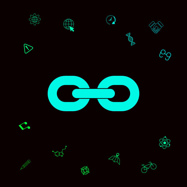 链接链图标为您的图形元素图片下载