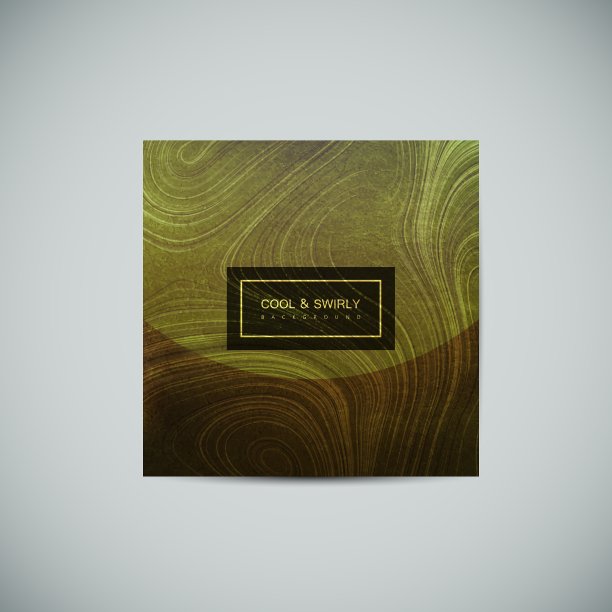 水彩卡卷曲条纹图案图片下载