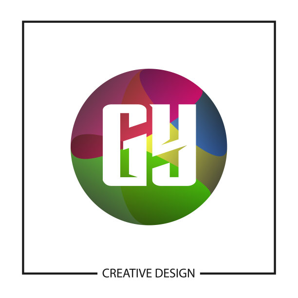 GY字母logo设计模板图片下载