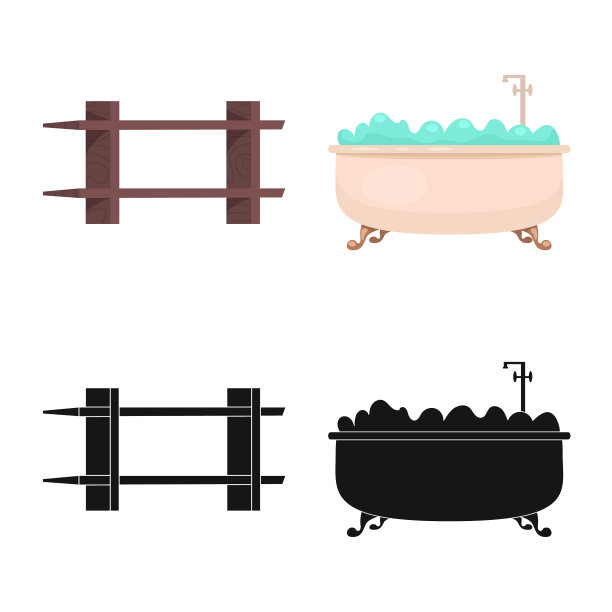 家具及公寓标志套装设计图片下载