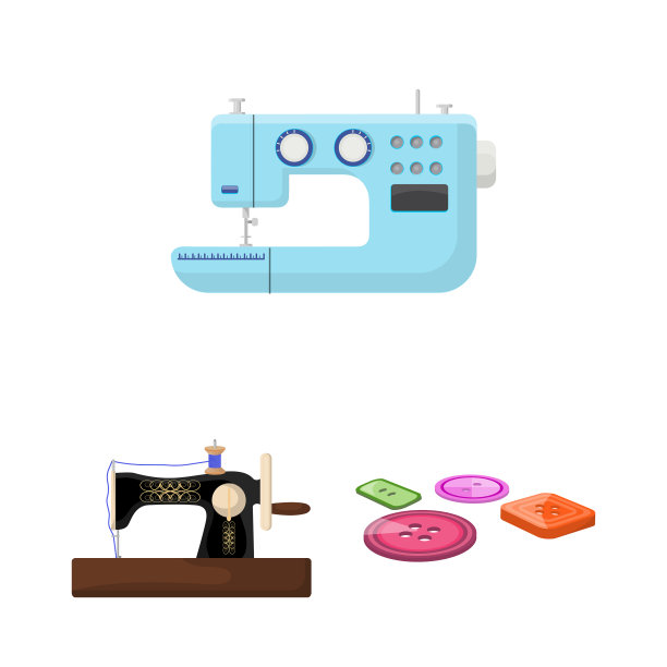 工作室和设备卡通图标设置图片下载