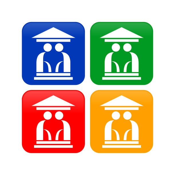 抽象的老屋图标图片下载