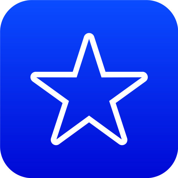 明星图标数字蓝色图片下载