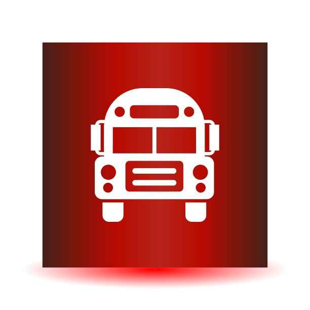 校车图标固体图片下载