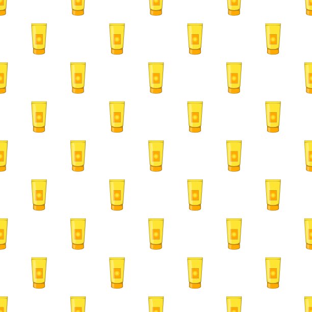 管与日光浴霜图案卡通风格图片下载