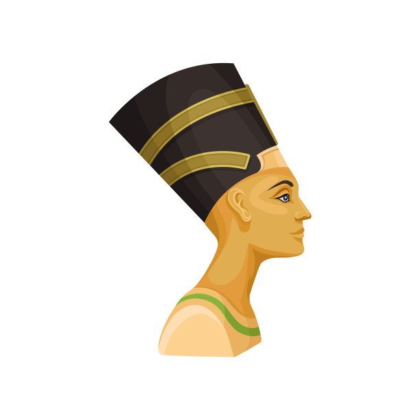 古埃及娜芙提蒂女王的肖像图片下载