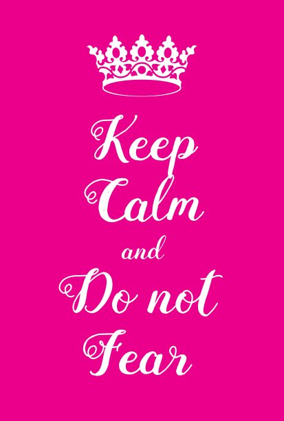 保持冷静，不要害怕海报图片下载