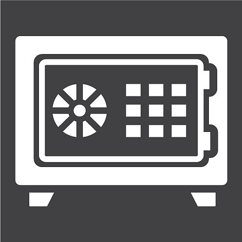 保险箱实体图标，银行安全保障图片下载