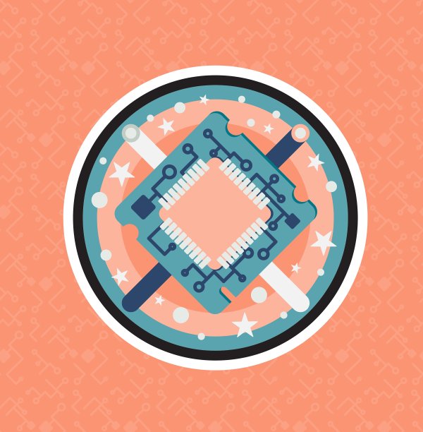 计算机处理器芯片图片下载