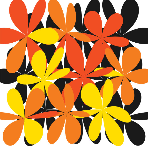 抽象异想天开的花背景图片下载