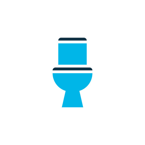 马桶图标彩色标志优质图片下载