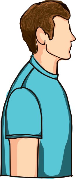 人的侧面图标形象图片下载