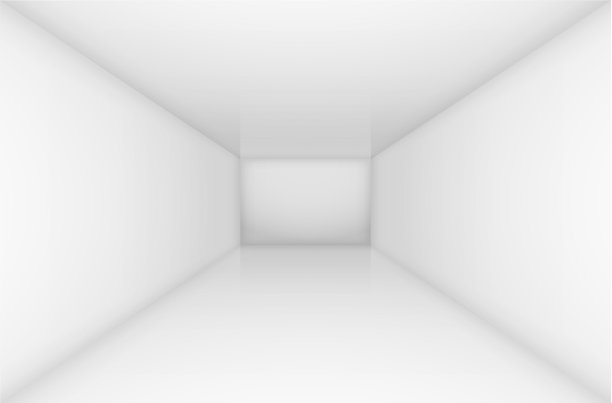 白色简单的空房间室内设计图片下载