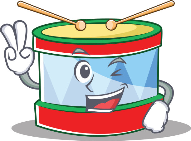 双指玩具鼓人物卡通图片下载