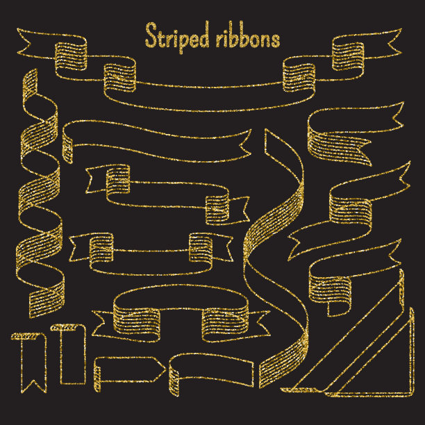 金色镜框复古风格图片下载