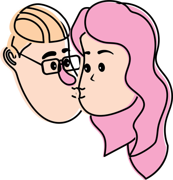 阿凡达情侣将亲吻发型设计图片下载