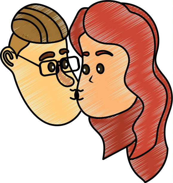 阿凡达情侣将亲吻发型设计图片下载