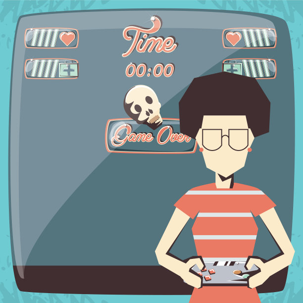 复古游戏设计图片下载