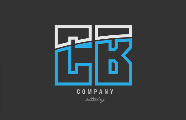 白色蓝色字母字母cb标志cb图标设计图片下载