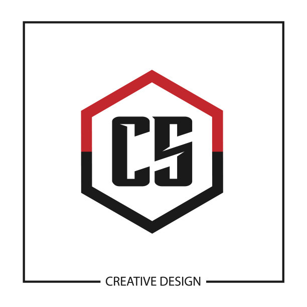 首字母cs标志模板设计图片下载