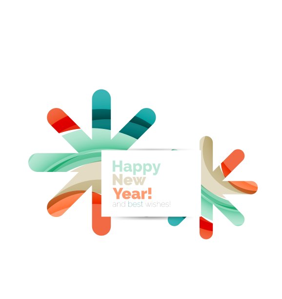 圣诞节彩色几何抽象背景图片下载