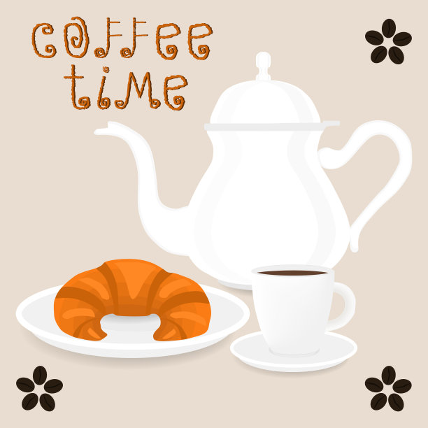 标志为白色陶瓷热杯图片下载