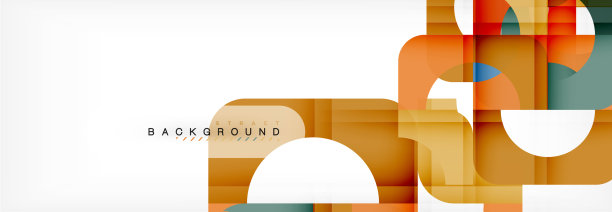 几何方块抽象横幅图片下载